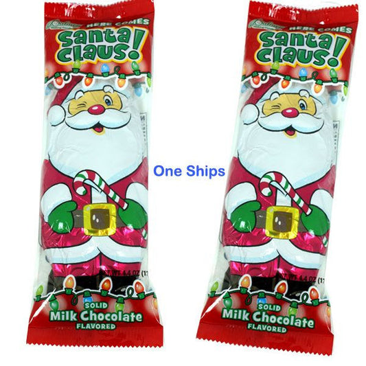 Solid Milk Chocolate Santa - 4.4oz