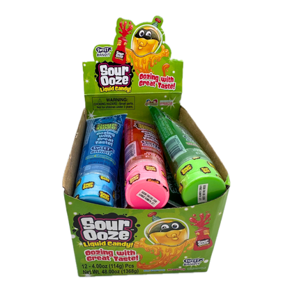 Sour Ooze Candy Tube 12 Count
