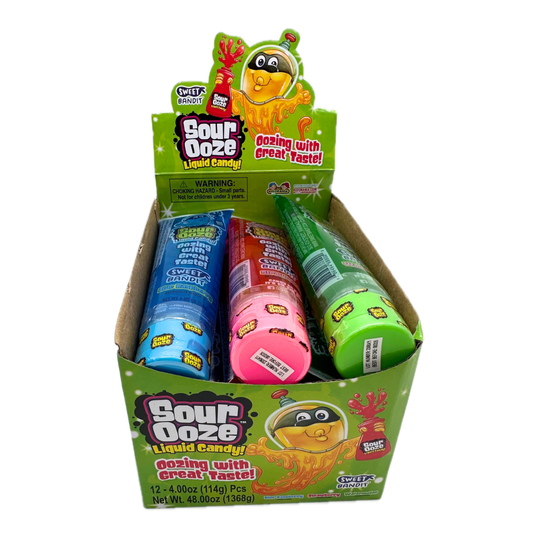 Sour Ooze Candy Tube 12 Count