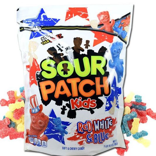 Sour Patch Kids Red, White, Blue 1.9lb Bag