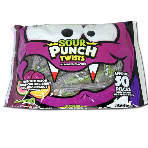 Sour Punch Halloween Twists 50 Count