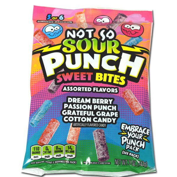 Sour Punch NOT So Sour Sweet Bites 5oz Bag