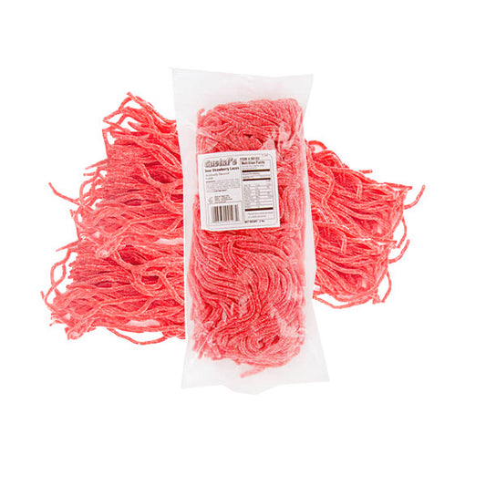 Sour Strawberry Shoestring Licorice Laces