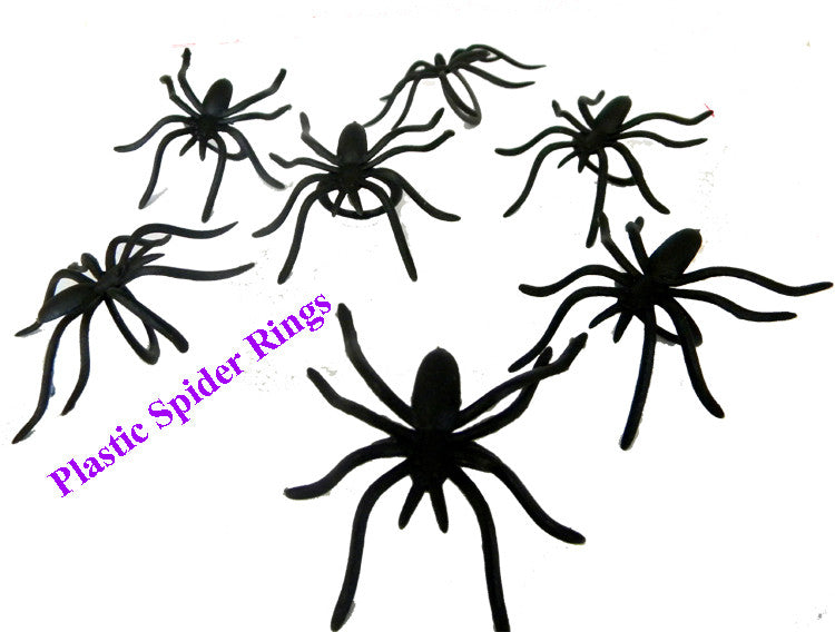Spider Rings 144ct (Plastic)