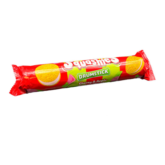 Swizzels Squashies Drumstick Cherry & Apple Flavour Biscuits - 160g / 16ct