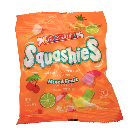 Smarties Squashies Mixed Fruit Flavored Candy - 5oz