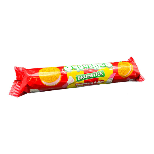 Swizzels Squashies Drumstick Raspberry & Milk Flavour Biscuits - 160g / 16ct