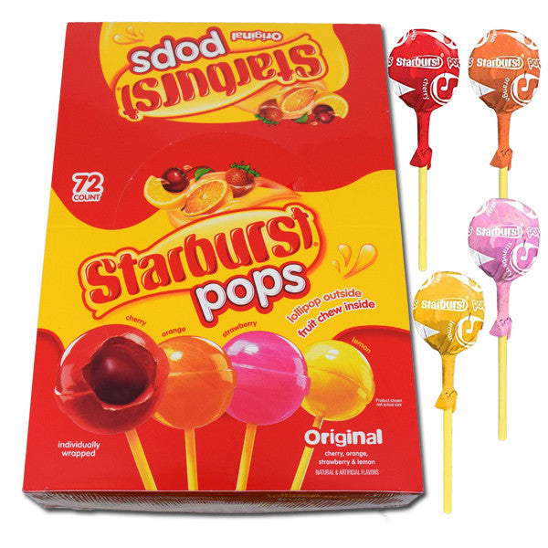 Starburst Lollipops 72 Count Box
