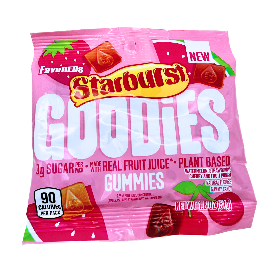 Starburst Goodies Fave Red Gummies - 1.8oz