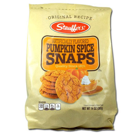 Stauffers Pumpkin Pie Snaps Cookies 14oz