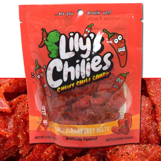 Lily's Chilies Strawberry Belts Candy