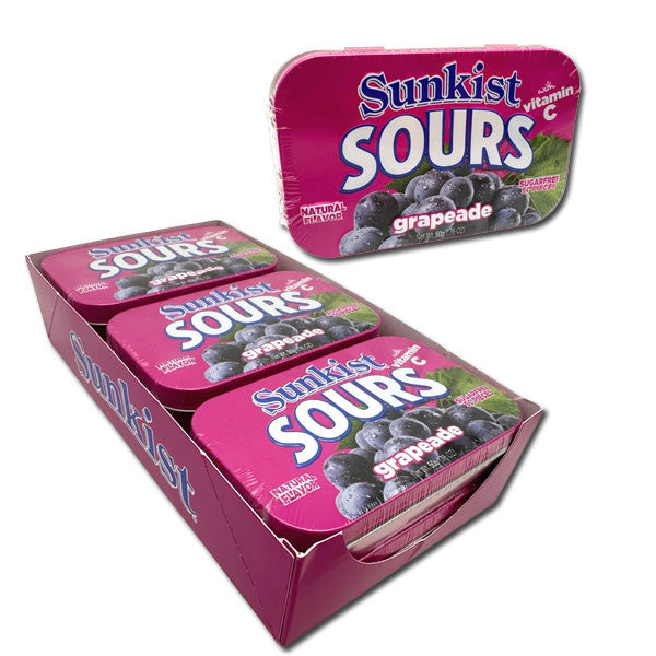 Sunkist Sours Grapeade - 1.76oz / 6ct