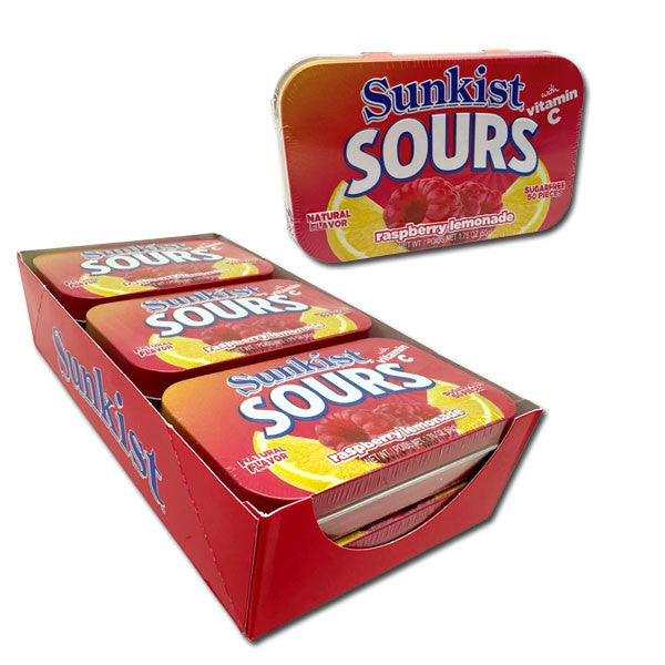 Sunkist Sours Raspberry Lemonade - 1.76oz / 6ct – Blair Candy Company