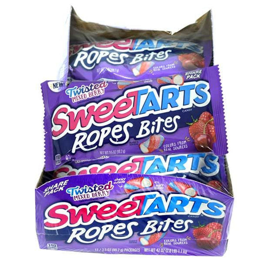 SweeTart Ropes Bites Twisted Mixed Berry 12 Count