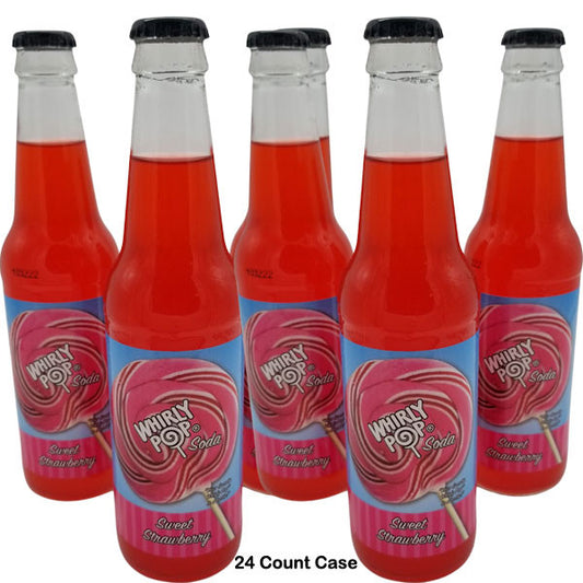 Whirly Pop Soda - Strawberry - 12oz 24 Count