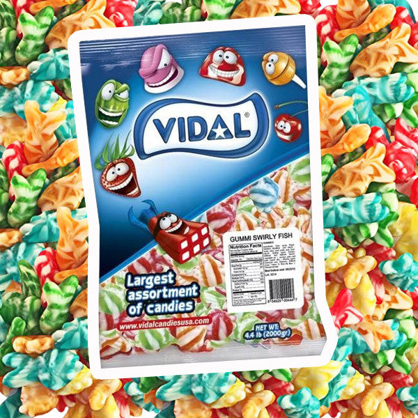 Gummi Swirl Fish Vidal 4.4lb
