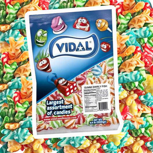 Gummi Swirl Fish Vidal 4.4lb