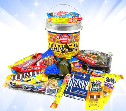 The Man Can! - Can Full Of Man Candies & Snacks!