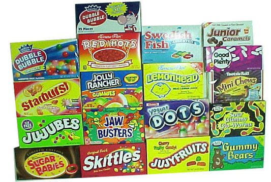 Theater Size / Movie Size Candy Of All Kinds