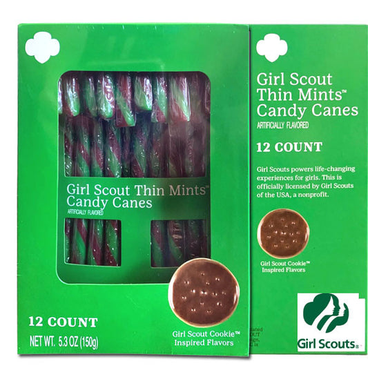 Thin Mint Candy Canes Girl Scout of America