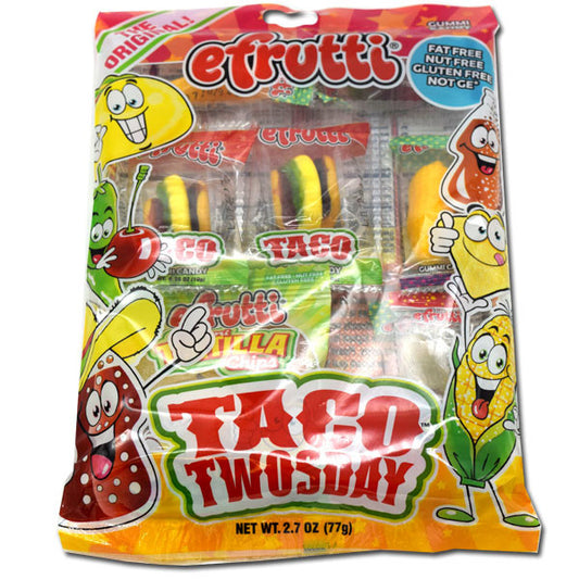 Taco Twosday Gummi Candy efrutti