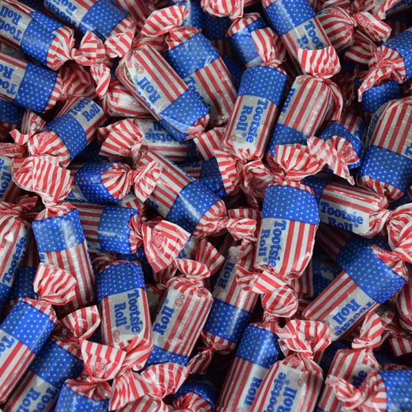 Tootsie Midgees USA Patriotic 30lb Bulk