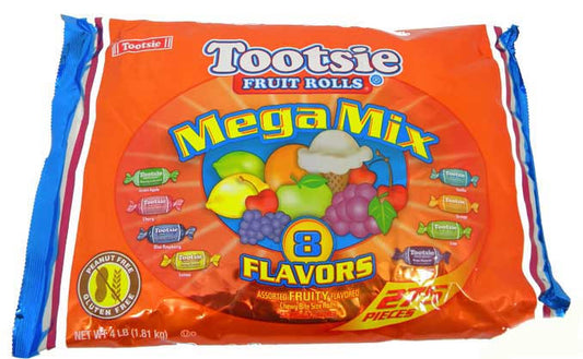 Tootsie Mini Fruit Rolls Mega Mix 275 Count