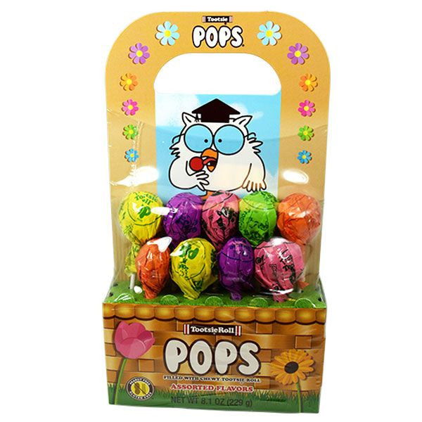 Tootsie Pops Easter Garden Basket 18 Pops