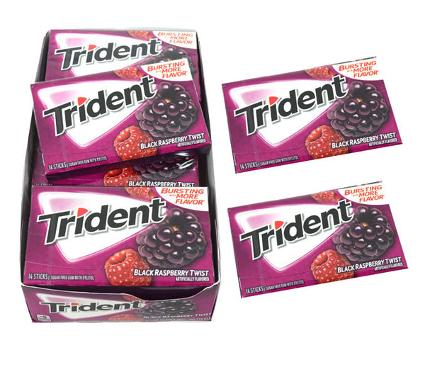 Trident Black Raspberry 12 Count – Blair Candy Company