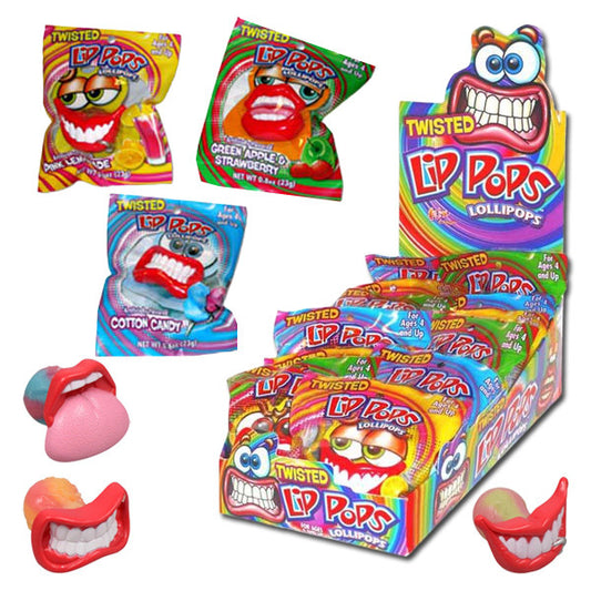 Twisted Lips Lollipops
