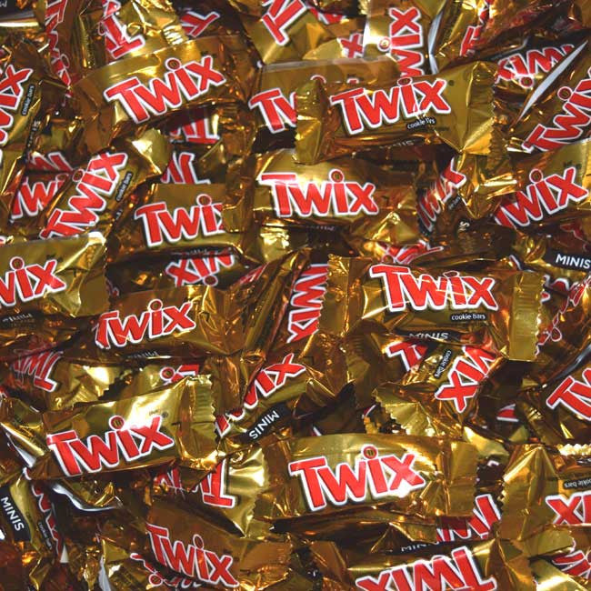 Twix Caramel Minis - 20lb