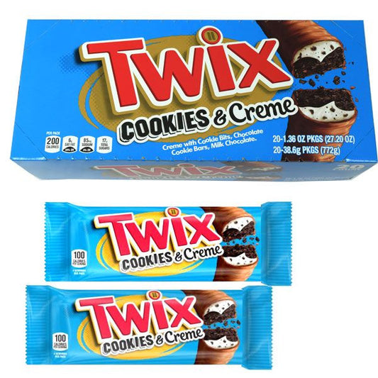 Twix Cookies and Cream Bars 20 Count