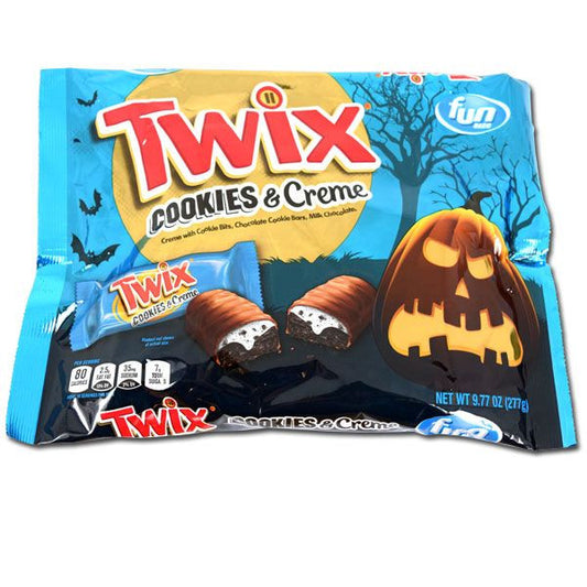 Twix Cookies & Cream Fun Size Halloween 9.77oz Bag