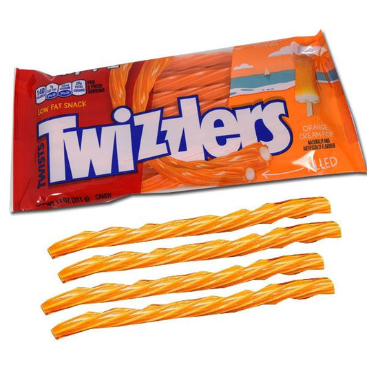 Twizzlers Orange Cream Licorice 11oz Bag