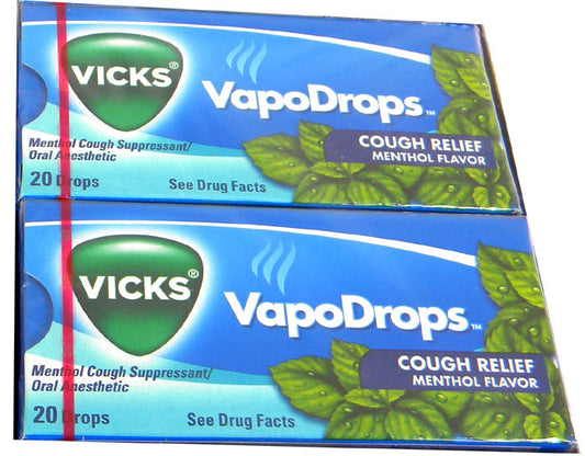 Vicks Cough Drops 20Ct - Menthol