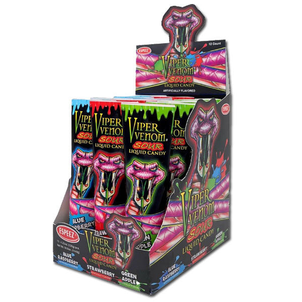 Viper Venom Sour Liquid Candy 12 Count