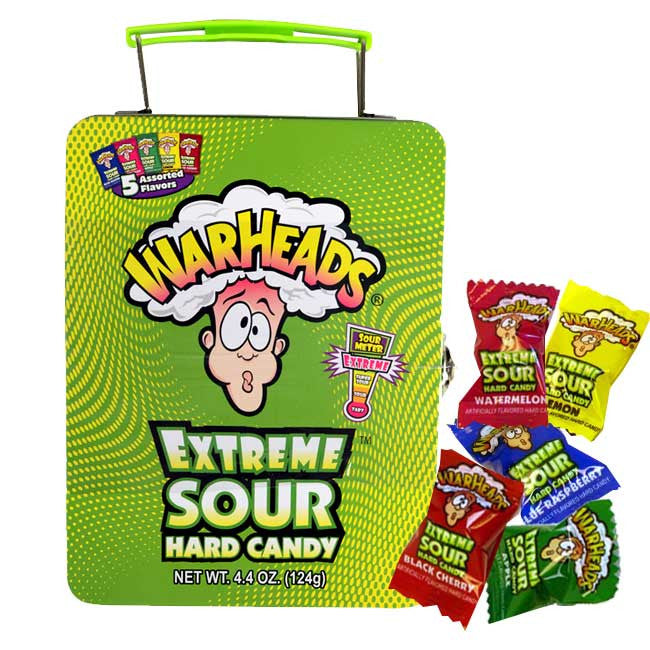 Warheads Candy Filled Lunch Box