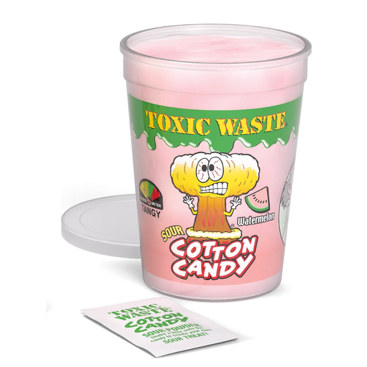 Toxic Waste Watermelon Sour Cotton Candy - 1.58oz