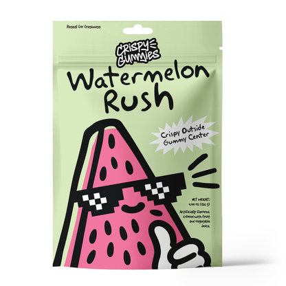 Crispy Gummies Watermelon Rush - 4.44oz