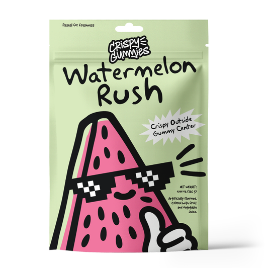 Crispy Gummies Watermelon Rush - 4.44oz
