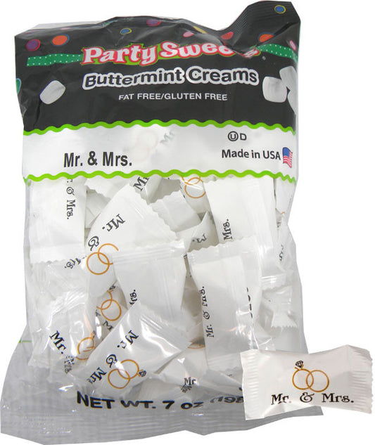 Wedding Mints Mr&Mrs Design 56 Count