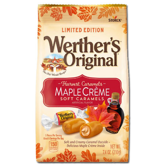 Werther's Soft Caramels in a Maple Creme flavor