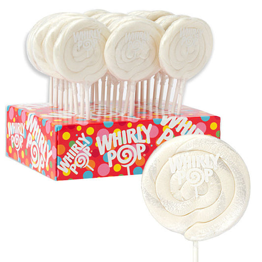 Whirly Pops White 24 Count Adams & Brooks