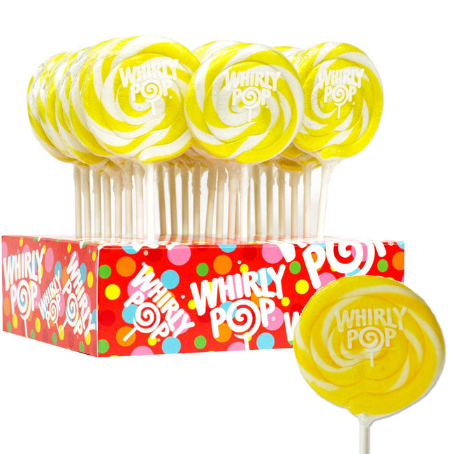 Whirly Pops Yellow & White 24 Count Adams & Brooks