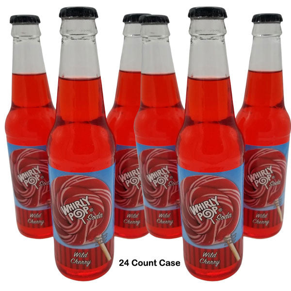 Whirly Pop Soda - Wild Cherry - 12oz / 24 Count