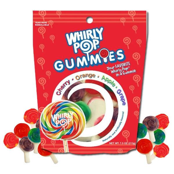 Whirly Pop Gummies Candy 7.5oz
