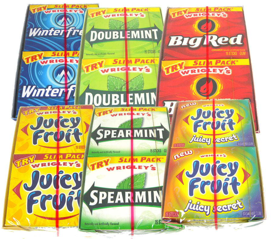 Wrigley's Gum Slim Pack - Choose Flavor