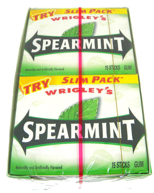 Wrigley's Spearmint Chewing Gum - 15pc / 10ct