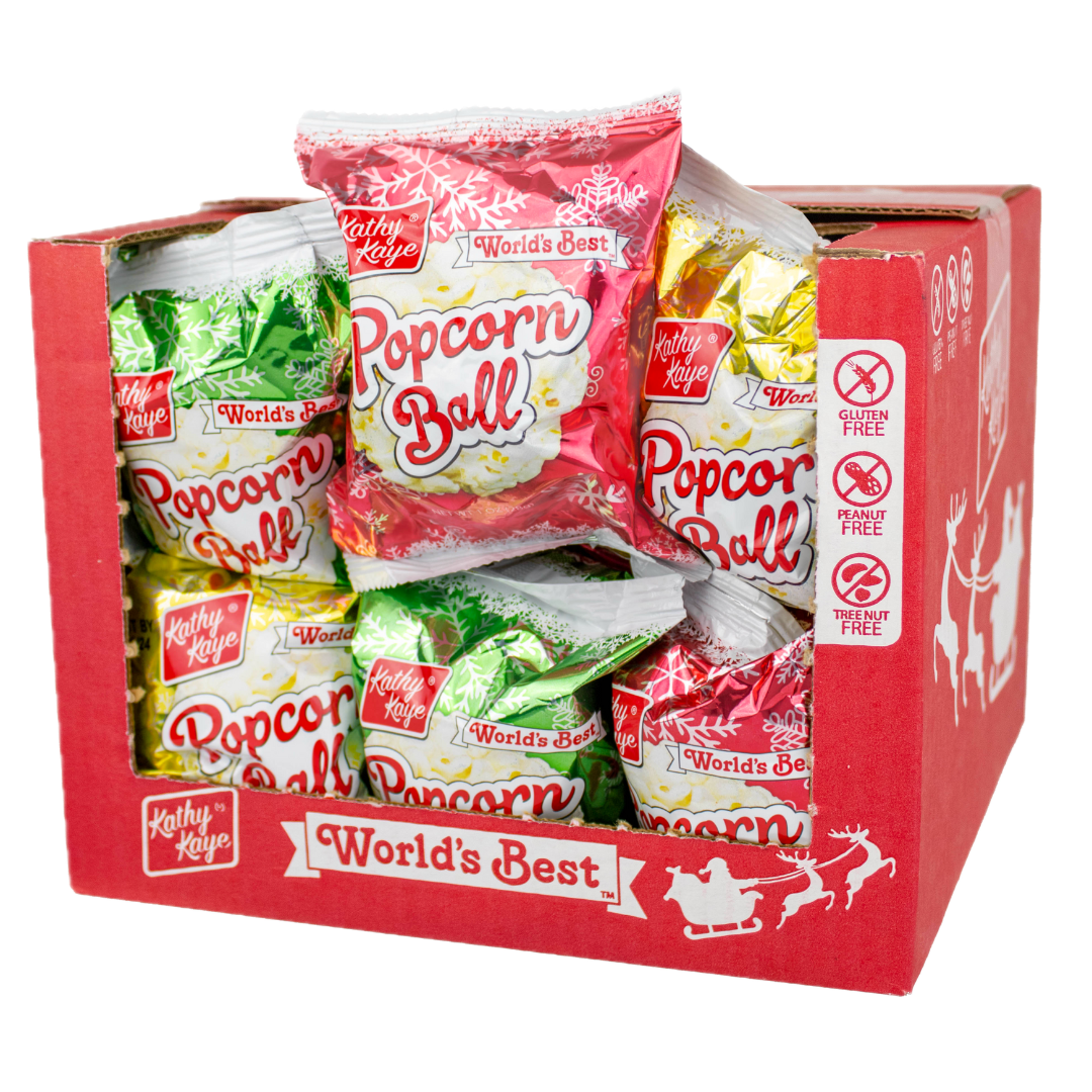 Christmas Popcorn Balls - 36ct