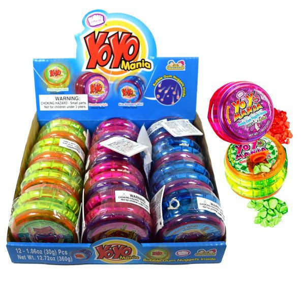 YO YO Mania Toy With Gum 12 Count